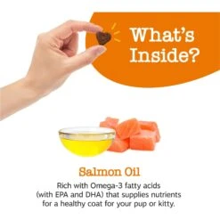 Zesty Paws Wild Alaskan Salmon Oil Liquid Skin & Coat Supplement For Dogs & Cats -Zesty Paws 124690 PT3. AC SS1800 V1695135188
