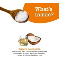 Zesty Paws Coconut Oil Skin & Coat Digestive Liquid Topper Supplement For Dogs -Zesty Paws 129739 PT2. AC SS1800 V1696432957