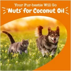 Zesty Paws Coconut Oil Skin & Coat Digestive Liquid Topper Supplement For Dogs -Zesty Paws 129739 PT3. AC SS1800 V1696441068
