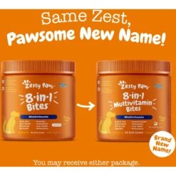 Zesty Paws Multivitamin 8-in-1 Bites Chicken Flavored Soft Chews Supplement For Dogs -Zesty Paws 132461 PT2. AC SS1800 V1703091206
