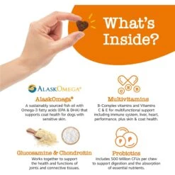 Zesty Paws Multivitamin 8-in-1 Bites Chicken Flavored Soft Chews Supplement For Dogs -Zesty Paws 132461 PT3. AC SS1800 V1703091205