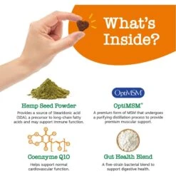 Zesty Paws Hemp Elements 8-in-1 Bites Chicken Flavored Soft Chews Multivitamin For Dogs -Zesty Paws 154826 PT2. AC SS1800 V1703623563