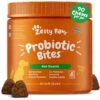 Zesty Paws Probiotic Bites Chicken Flavored Soft Chews Gut Flora & Digestive Supplement For Dogs