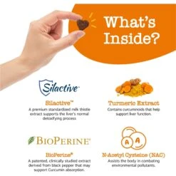 Zesty Paws Liver Support Bites Chicken Flavored Soft Chews Milk Thistle Supplement For Dogs -Zesty Paws 205855 PT2. AC SS1800 V1696540963