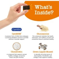 Zesty Paws Lil' Zesties Mobility Squares Chicken Flavored Soft Chews Glucosamine Hip & Joint Supplement For Dogs -Zesty Paws 249406 PT2. AC SS1800 V1696953816