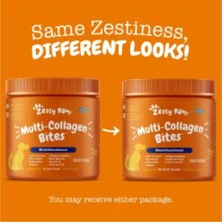 Zesty Paws Multi-Collagen Bites Chicken Flavored Soft Chews Multivitamin For Dogs -Zesty Paws 249413 PT3. AC SS1800 V1696961127