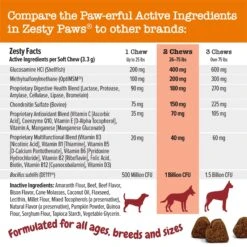 Zesty Paws Ancient Elements 8-in-1 Bites Bison Flavored Soft Chews Multivitamin For Dogs -Zesty Paws 249425 PT4. AC SS1800 V1700859440