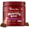 Zesty Paws Ancient Elements Mobility Bites Bison Flavored Soft Chews Hip & Joint Supplement For Dogs, 90 Count