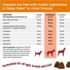 Zesty Paws Ancient Elements Hemp Calming Bites Bison Flavored Soft Chews Supplement For Dogs 13 Zesty Paws Ancient Elements Hemp Calming Bites Bison Flavored Soft Chews Supplement For Dogs -Zesty Paws 249431 PT4. AC SS1800 V1697032077