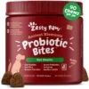 Zesty Paws Ancient Elements Probiotic Bites Bison Flavored Soft Chews Digestive Supplement For Dogs