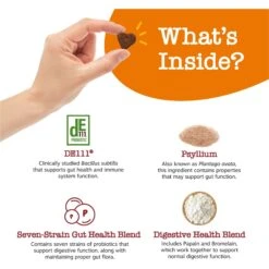 Zesty Paws Ancient Elements Probiotic Bites Bison Flavored Soft Chews Digestive Supplement For Dogs -Zesty Paws 249433 PT2. AC SS1800 V1700859435