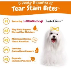 Zesty Paws Tear Stain Bites Chicken Flavored Soft Chews Supplement For Dogs -Zesty Paws 333225 PT2. AC SS1800 V1696955169