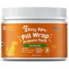 Zesty Paws Pill Wrap Probiotic Paste Bacon Flavored Digestive Supplement For Dogs