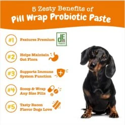 Zesty Paws Pill Wrap Probiotic Paste Bacon Flavored Digestive Supplement For Dogs 10 Zesty Paws Pill Wrap Probiotic Paste Bacon Flavored Digestive Supplement For Dogs -Zesty Paws 337049 PT1. AC SS1800 V1696961568