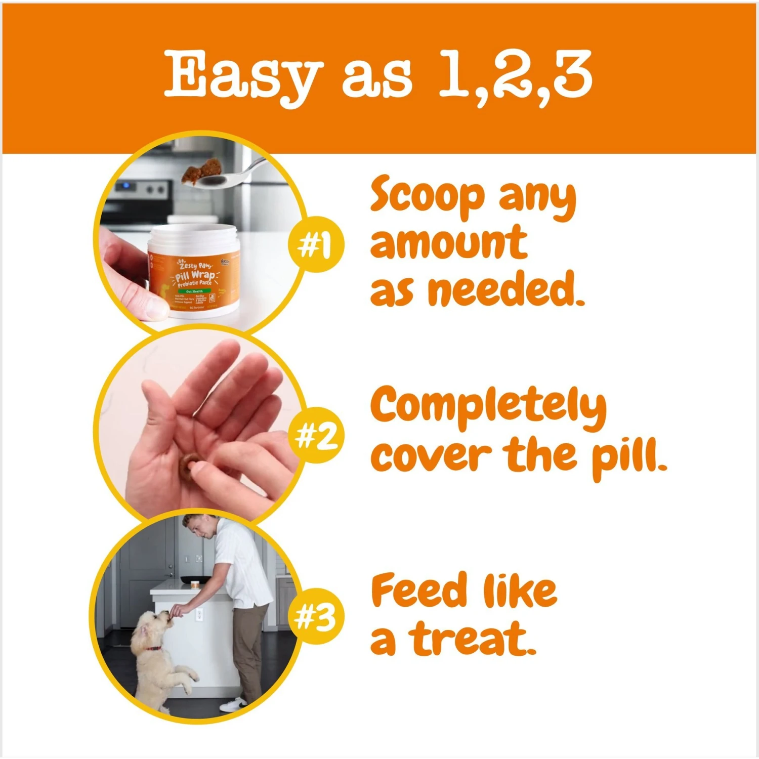 Zesty Paws Pill Wrap Probiotic Paste Bacon Flavored Digestive Supplement For Dogs 5 Zesty Paws Pill Wrap Probiotic Paste Bacon Flavored Digestive Supplement For Dogs - Image 5