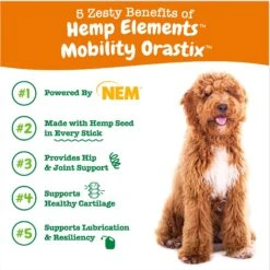 Zesty Paws Hemp Elements Calming OraStix Peppermint Flavored Dental Chews Composure Supplement For Dogs & Zesty Paws Hemp Elements Mobility OraStix Peppermint Flavored Dog Dental Chews -Zesty Paws 365484 PT4. AC SS1800 V1669154301