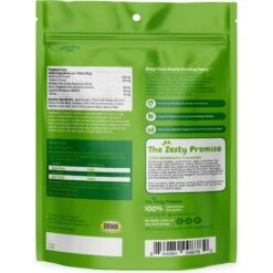 Zesty Paws Advanced Mobility Bites Chicken Flavored Soft Chews Glucosamine Hip & Joint Supplement For Senior Dogs & Zesty Paws Hemp Elements Mobility OraStix Peppermint Flavored Dog Dental Chews -Zesty Paws 365485 PT2. AC SS1800 V1703799083