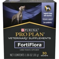 Zesty Paws Allergy & Immune Bites Lamb Flavored Soft Chews Allergies, Immune, & Gut Support Supplement For Dogs & Purina Pro Plan Veterinary Diets FortiFlora Powder Digestive Supplement For Dogs -Zesty Paws 365495 PT5. AC SS1800 V1699554832
