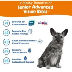Zesty Paws Advanced Vision Bites Chicken Flavored Soft Chews Vision Supplement For Senior Dogs & Zesty Paws Advanced Mobility Bites Chicken Flavored Soft Chews Glucosamine Hip & Joint Supplement For Senior Dogs 13 Zesty Paws Advanced Vision Bites Chicken Flavored Soft Chews Vision Supplement For Senior Dogs & Zesty Paws Advanced Mobility Bites Chicken Flavored Soft Chews Glucosamine Hip & Joint Supplement For Senior Dogs -Zesty Paws 365498 PT4. AC SS1800 V1703799252
