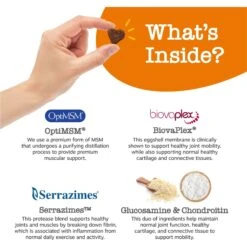 Zesty Paws Vet Strength Hip & Joint Soft Chews Glucosamine Mobility Supplement For Dogs -Zesty Paws 373286 PT3. AC SS1800 V1699635039