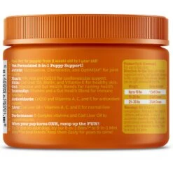 Zesty Paws Puppy 8-in-1 Chicken Flavor Soft Chews Multivitamin Supplement For Dogs & Zesty Paws All-in-One Bacon Flavored Soft & Chewy Training Bites Multivitamin Dog Treats -Zesty Paws 662830 PT2. AC SS1800 V1667335137