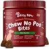 Zesty Paws Ancient Elements Chew No Poo Bison Flavored Soft Chews Stool Eating Deterrent Supplement For Dogs, 90 Count