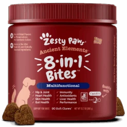 Ancient Elements™ 8-in-1 Multifunctional Bites™ For Dogs - For Joint, Digestive, Immune, Skin, Kidney Support & More, Functional Dog Supplement
