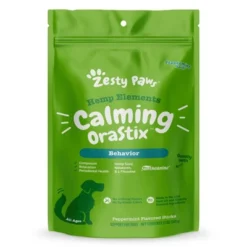 Zesty Paws Hemp Elements Behavior Calming OraStix For Dogs - Peppermint Flavor -Zesty Paws GUEST 1d22038d 6d36 4a38 86f3 ef2995f1aa97