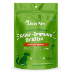 Zesty Paws Hemp Elements Allergy Immune OraStix For Dogs - Peppermint Flavor -Zesty Paws GUEST 3be3456d 64d0 44cf b3cf 89dc14fa95e4