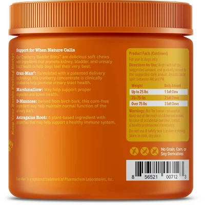 Zesty Paws Cranberry Supplement Bites - Chicken - 90ct 2 Zesty Paws Cranberry Supplement Bites - Chicken - 90ct - Image 2